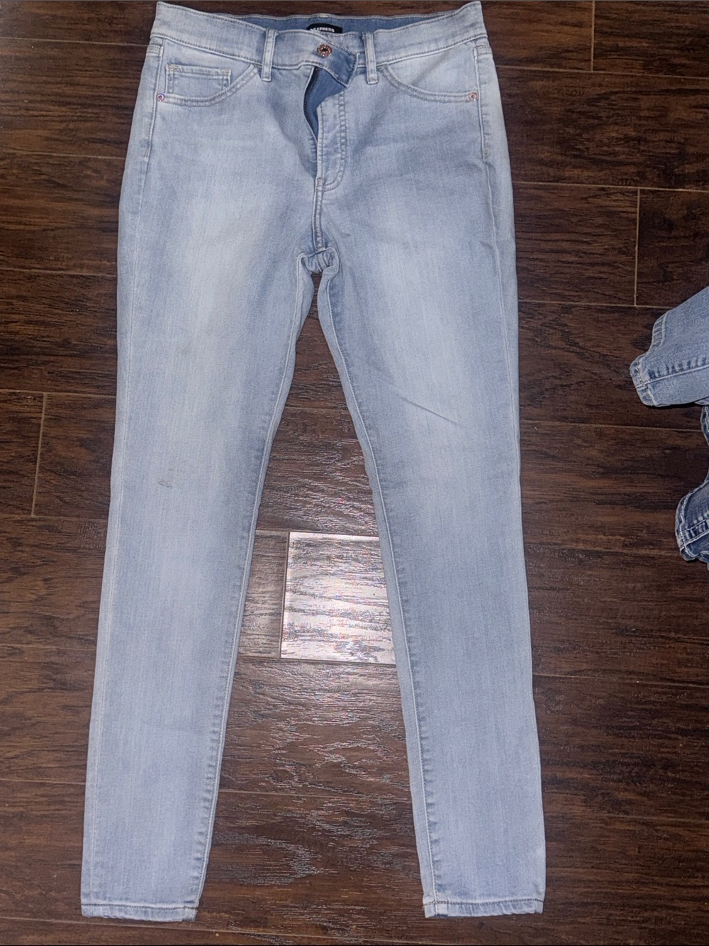 Express Light Blue Women’s Skinny Jeans